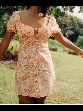 NWT Billabong X Wrangler Far & Away Mini Dress Sz Xs